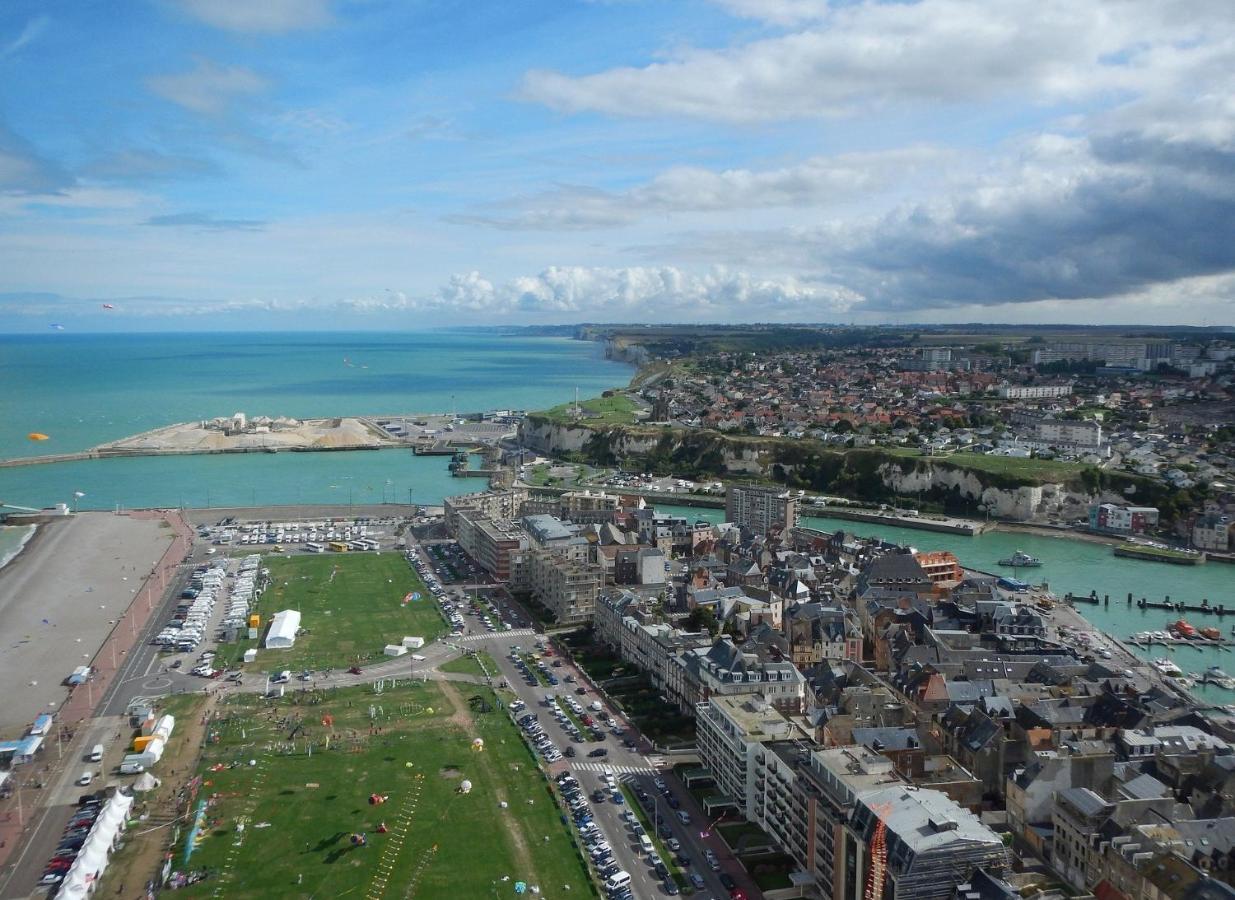 L'Horizon Bleu - Vue Panoramique & Proche Plage - Espace & Confort Apartman Dieppe Kültér fotó